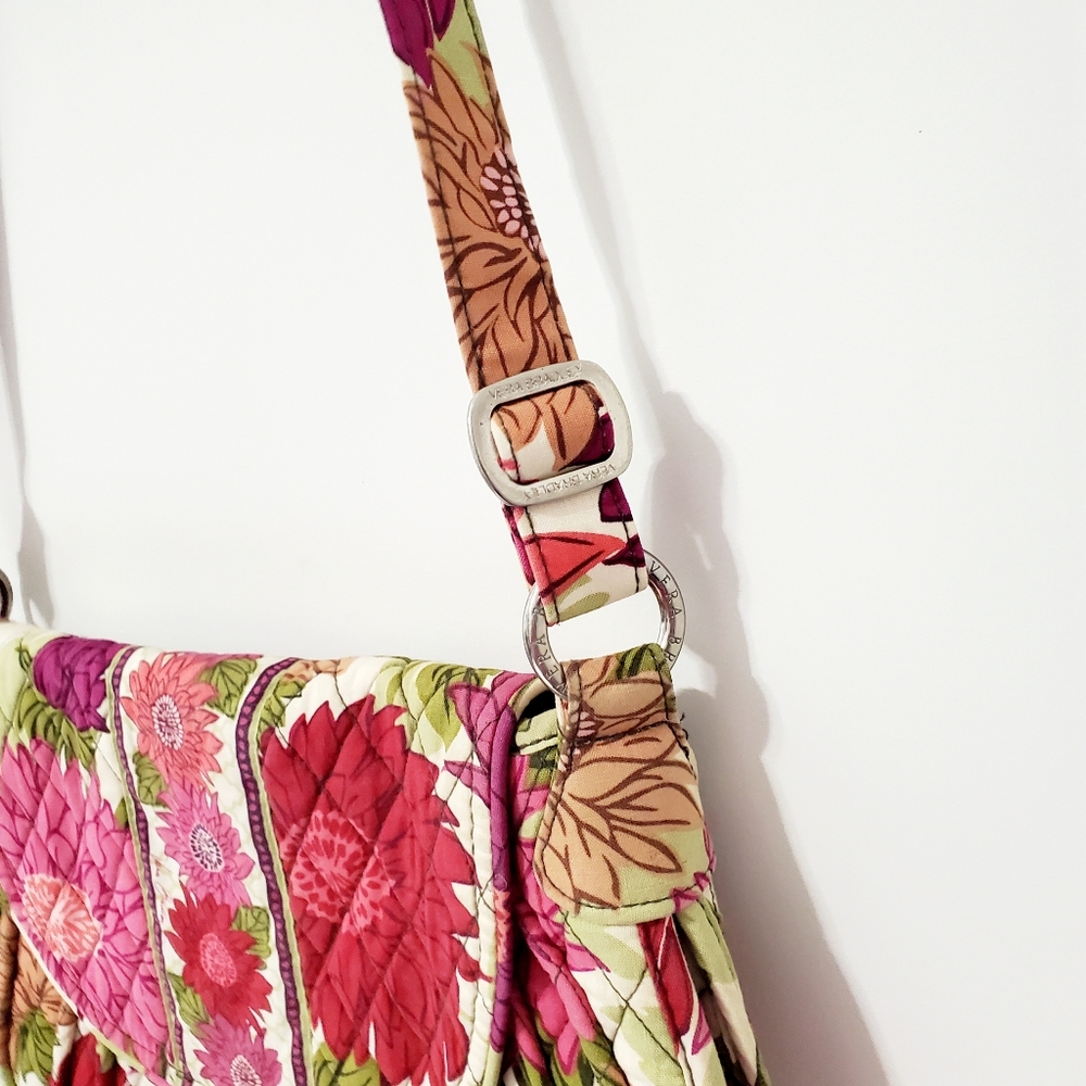 Vera Bradley Hello Dahlia Quilted Crossbody Bag - Picture 4 of 10